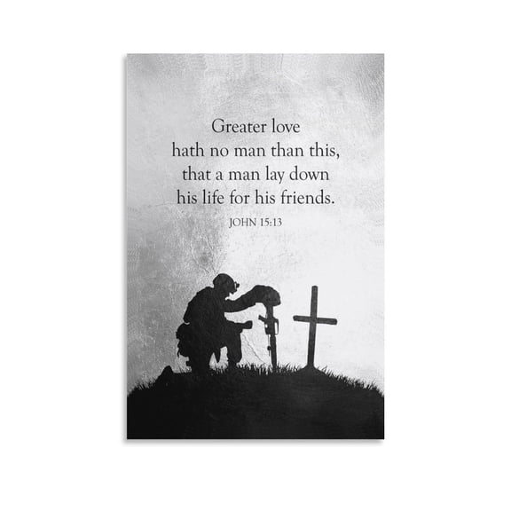 Bible Verses Charcoal Poster Jesus Christ (17) Wall Art Picture Painting Poster Canvas Print Posters Artworks Bedroom Living Room Decor 16x24inch(40x60cm)