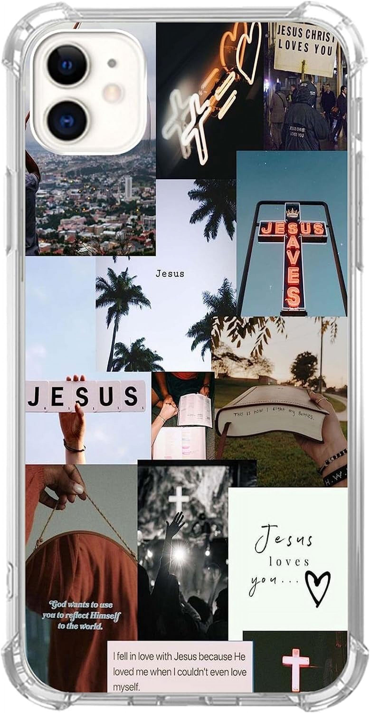 Bible Verses Christian Collage Phone Case Compatible with iPhone 12