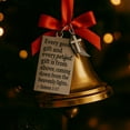 thumbnail image 1 of Bible Verses Christmas Bell Ornament, 2025 New Metal Bell Decoration with Bible Verses Festive Christian Christmas Tree Decorations Religious Holiday Souvenirs Great Gifts and Home Decor, 1 of 1