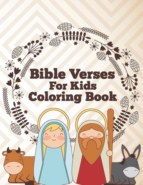 Bible Verses For Kids Coloring Book: Motivational And Inspiring Bible ...
