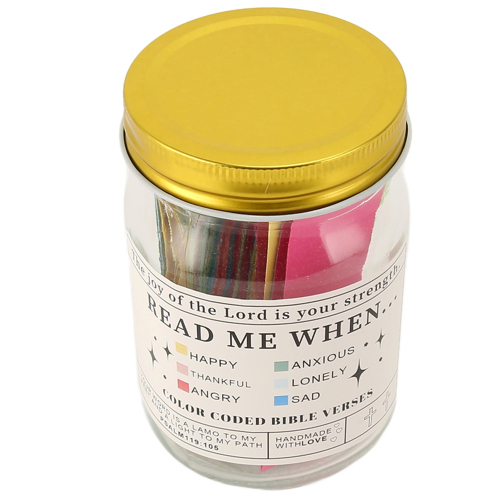 Bible Verses Jar§bible Verse Cards§scripture Jar§color Coded Bible Verses Jar§jesus Scripture