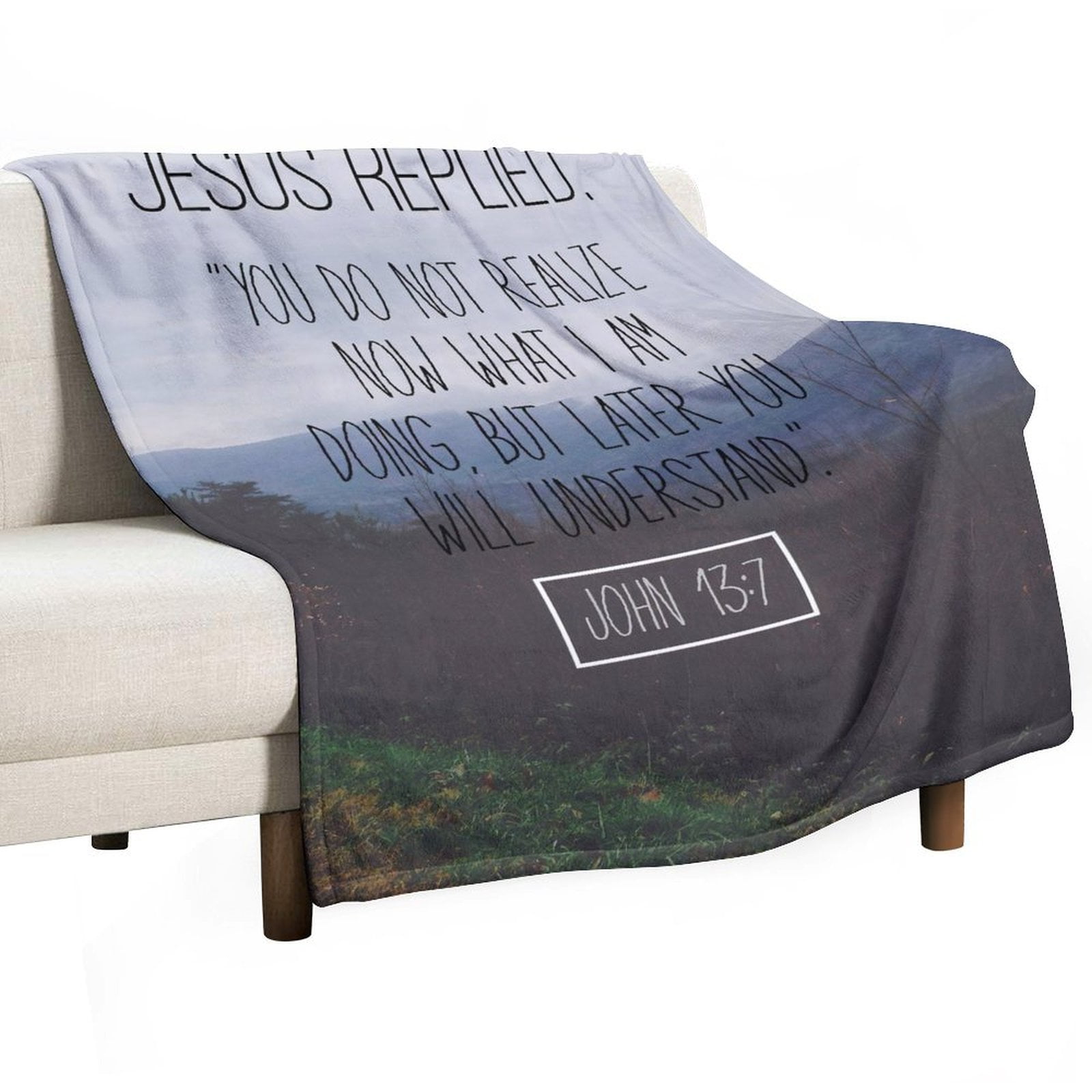 Bible Verses John 13 7 Throw Blanket Inspirational Prayers Quotes ...