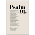 thumbnail image 1 of Bible Verses Psalm 91 Wall Art Christian Positive Quote Scripture Posters Modern Inspirational Affirmation Canvas Prints for Church Wall Decor, 1 of 1