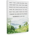 thumbnail image 1 of Bible Verses Wall Art, May The Lord Bless You And Keep You Wall Decor, Watercolor Forest Prayer Wall Decor, Inspirational Framed Canvas Wall Art For Home, Christian Gifts for Woman Man, 1 of 6
