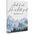 thumbnail image 1 of Bible Verses Wall Art, And If Not He Is Still Good Wall Decor, Watercolor Forest Prayer Wall Decor, Inspirational Framed Canvas Wall Art For Home, Christian Gifts for Woman Man - A18, 1 of 6