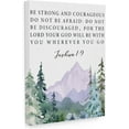 thumbnail image 1 of Bible Verses Wall Art, Be Strong And Courageous Do Not Be Afraid Wall Decor, Watercolor Forest Prayer Wall Decor, Inspirational Framed Canvas Wall Art For Home, Christian Gifts for Woman Man - A14, 1 of 6