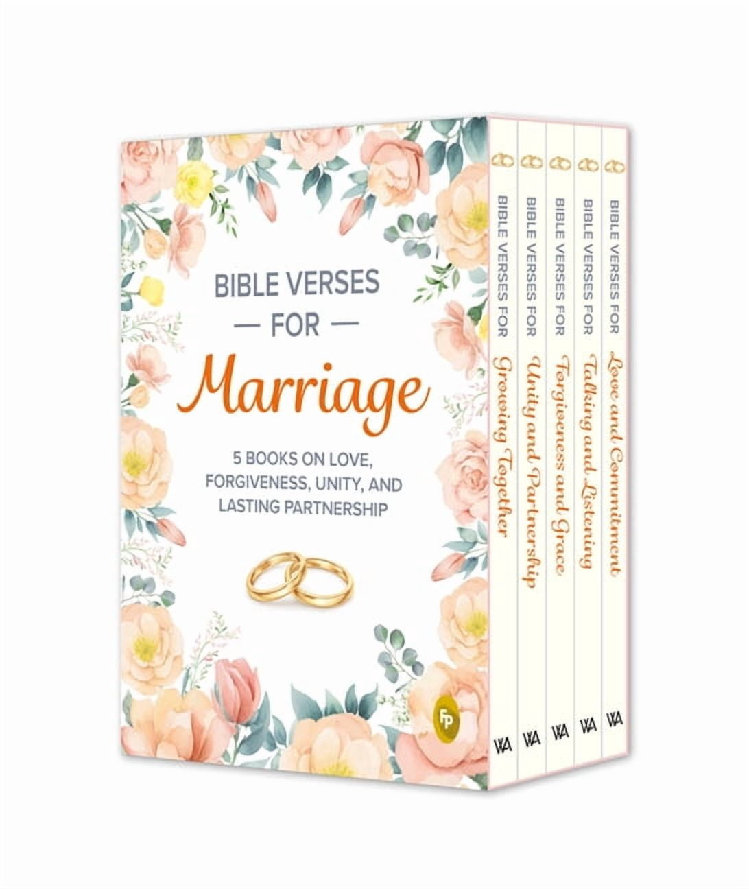Bible Verses for Marriage: 5 Books on Love, Forgiveness, Unity, and Lasting Partnership, (Paperback)