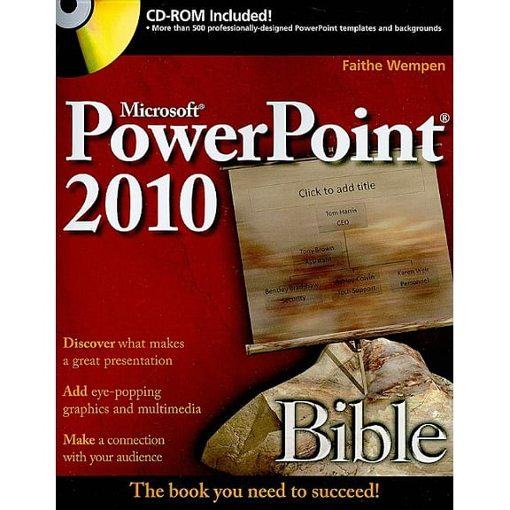 Bible (Wiley) Microsoft PowerPoint 2010 Bible, Book 650, (Paperback)