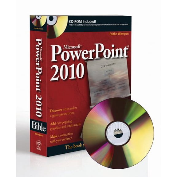 Pre-Owned Microsoft PowerPoint 2010 Bible [With CDROM] (Hardcover) 0470591862 9780470591864