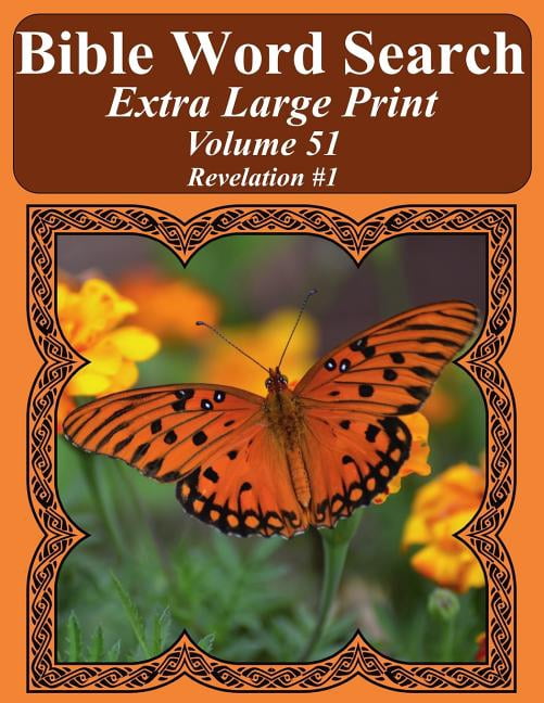 Bible Word Search Extra Large Print Volume 51: Revelation #1 (Paperback) by T W Pope