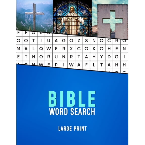 Large Print Wordsearch Bible Word Search Large Print: A Christian wordsearch for seniors with Dementia and Alzhiemers Christianity word finder , (Paperback)