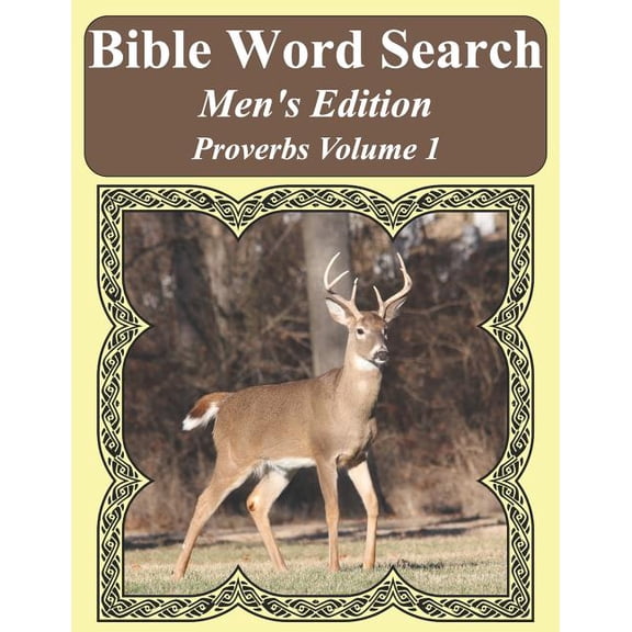 Bible Word Search Puzzles for Adults Jum Bible Word Search Men's Edition: Proverbs Volume 1 Extra Large Print, Book 1, (Paperback)