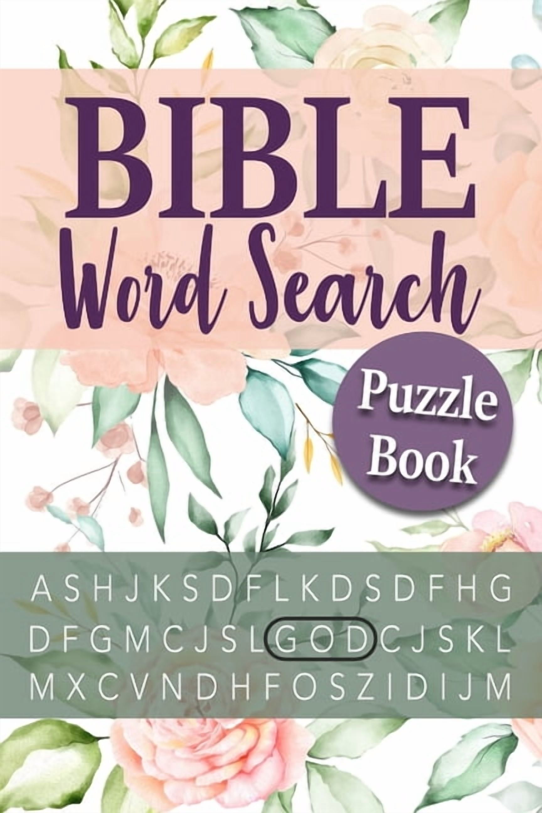 Bible Word Search Puzzle Book: Large Print Puzzle Word Search For Adults, (Paperback)