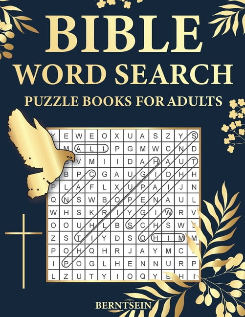 Bible Word Search Puzzle Books for Adults: 100 Extra Large Bible Word