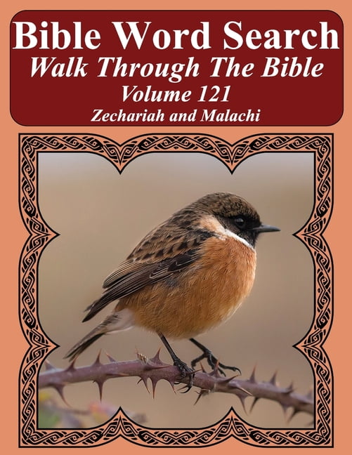 Bible Word Search Walk Through The Bible Volume 121: Zechariah and Malachi Extra Large Print (Paperback) by T W Pope