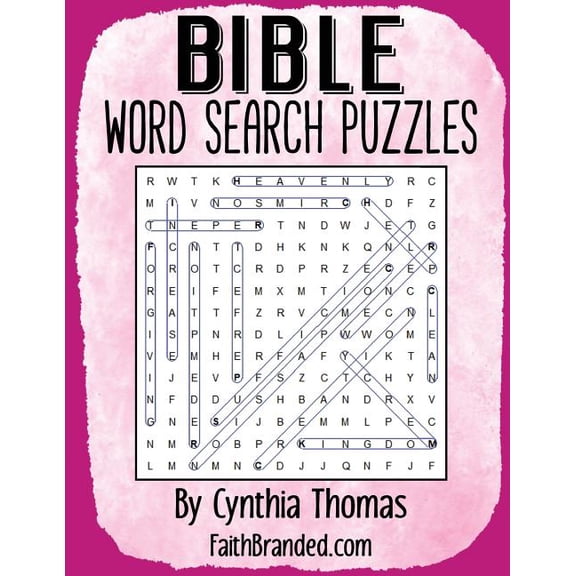 Bible Word Search Puzzles: More Than 100 Bible Word Searches (Paperback)(Large Print)