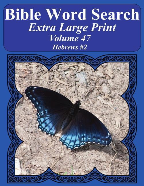 Bible Word Search Puzzles for Adults Jumbo Print Butterfly E: Bible ...