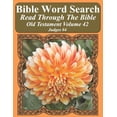 thumbnail image 1 of Bible Word Search Puzzles Jumbo Print Fl Bible Word Search Read Through The Bible Old Testament Volume 42: Judges #4 Extra Large Print, Book 42, (Paperback), 1 of 1
