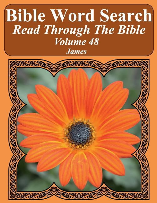 Bible Word Search Read Through The Bible Volume 48: James Extra Large Print (Paperback) by T W Pope