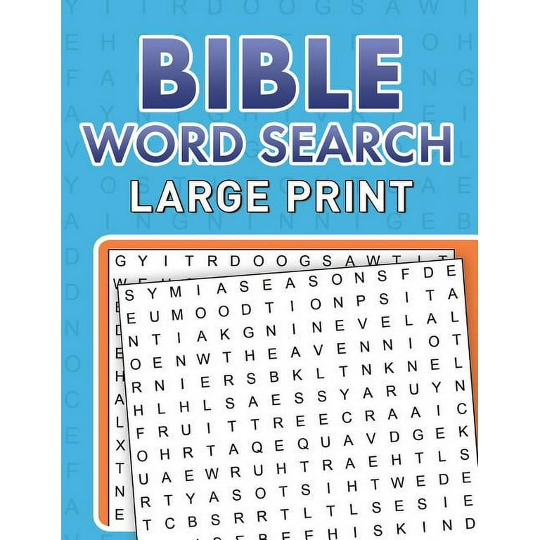 Bible Word Searches Large Print (Paperback) - Walmart.com bible-word-searches-large-print-paperback-walmart-com