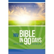 Bible in 90 Days-NIV Cover to Cover in 12 Pages a Day, Paperback