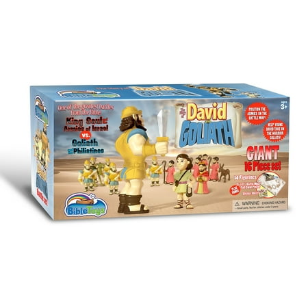 BibleToys Tales of Glory David & Goliath Action Figure Set, 16 Count