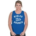 thumbnail image 1 of Bibles Then Brunch Funny Religious Tank Top Tee Shirt Women Brisco Brands S, 1 of 7