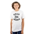 thumbnail image 1 of Bibles Then Brunch Funny Religious Women's Plus Size Graphic Tee Brisco Brands 4X, 1 of 5