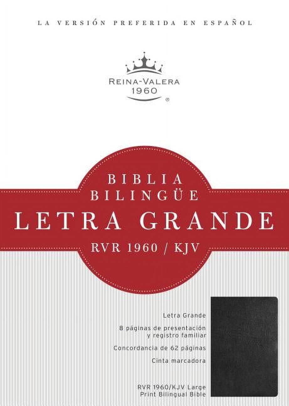Biblia Bilingue Letra Grande-PR-Rvr 1960/KJV (Large Print) (Hardcover)