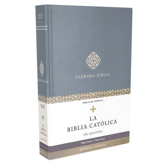 Biblia Catlica de Apuntes, Tapa Dura/Tela, Azul, Comfort Print, (Hardcover)