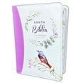 thumbnail image 1 of Biblia Compacta 11 puntos RV1960 imit piel con canto pintado primaveral y pajaro, 1 of 5