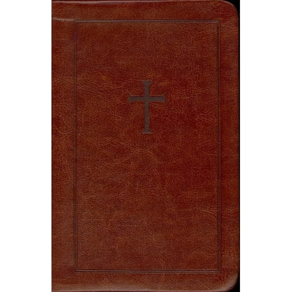 Biblia Compacta Letra Grande RVR 1960, marron, con referencias