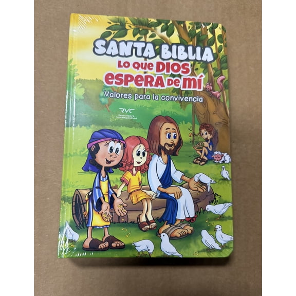 Biblia Infantil RVC Lo Que Dios Espera de M, Tapa Dura con ndice