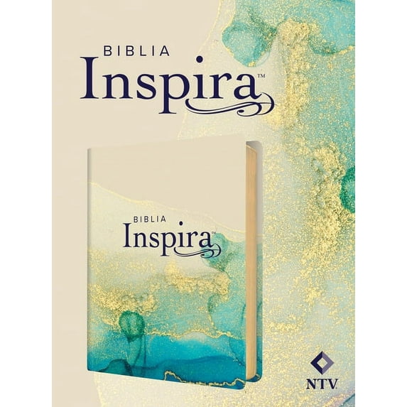 Biblia Inspira Ntv (Sentipiel, Oro): La Biblia Que Inspira Tu Creatividad, (Hardcover)