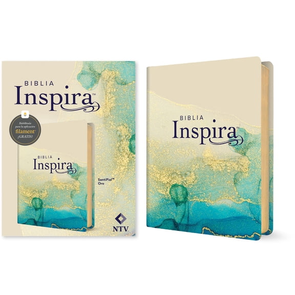 Biblia Inspira Ntv Con Filament (Sentipiel, Oro), (Hardcover)