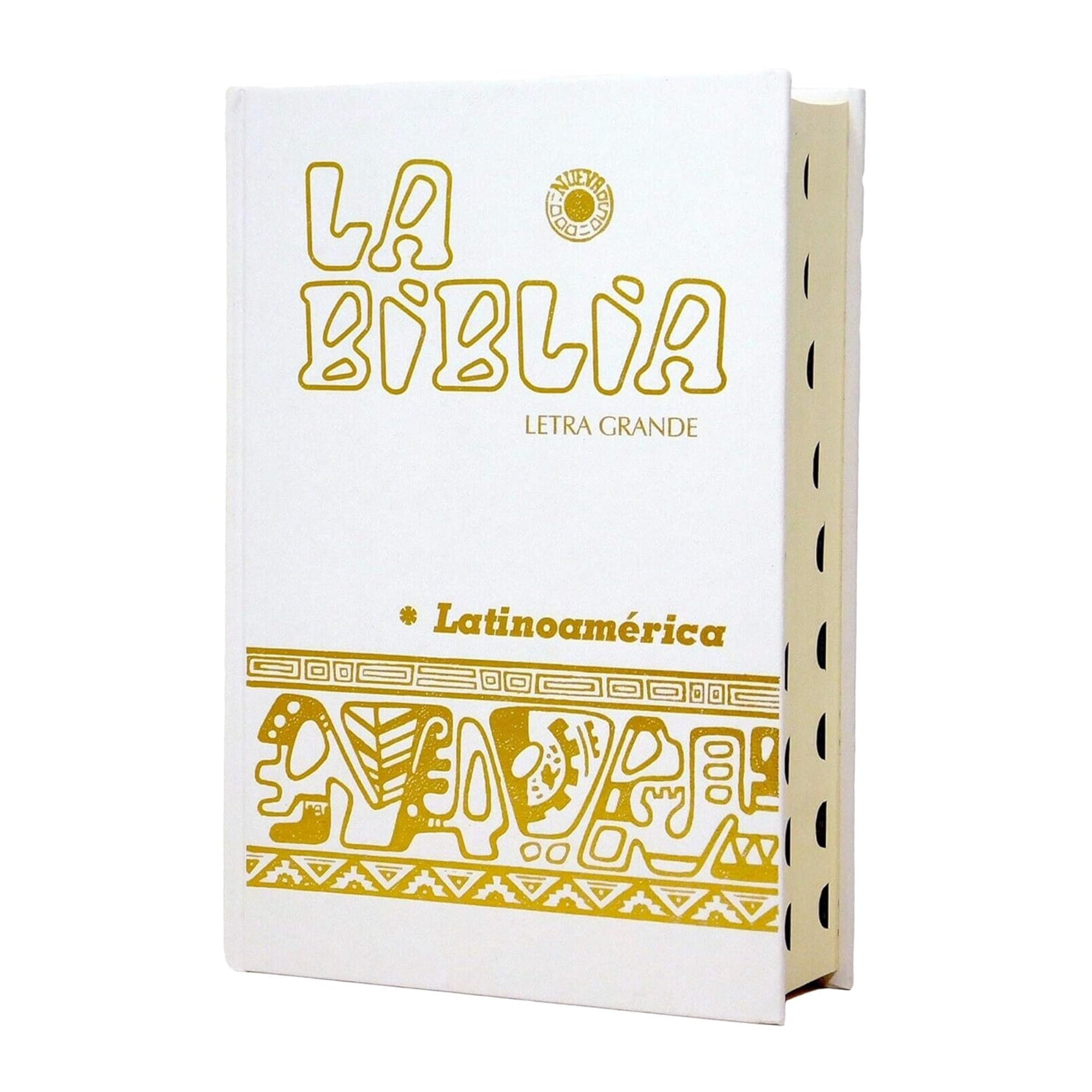 Biblia Latinoamerica Letra Grande,blanca Con (Indices)