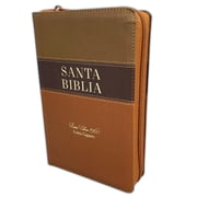 Biblia Letra Gigante Manual 14 Puntos Con Cierre Rv60 Tricolor Marron