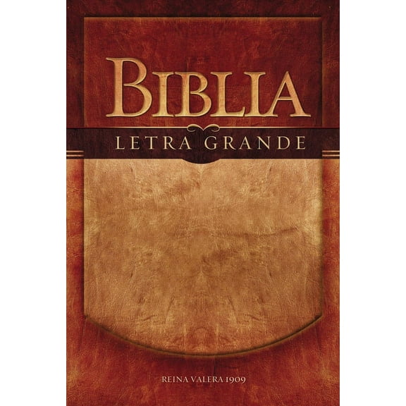 Biblia Letra Grande-RV 1909, (Paperback)