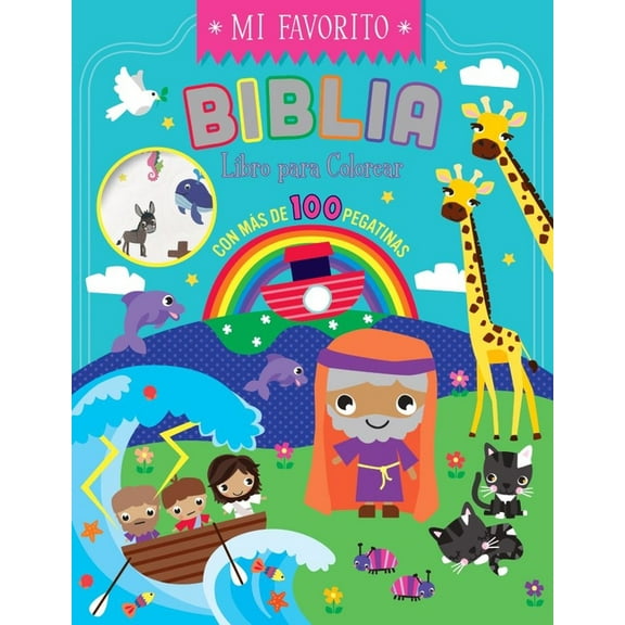 Bible Coloring and Sticker Book for Kids by Mongso: Fun Religious Activities (Paperback)