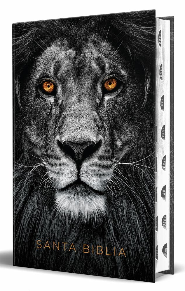 Biblia RVR 1960 Letra Grande Tamao Manual, Tapa Dura len de Juda con ndice / Spanish Bible RVR 1960 Handy Size Large Print Hardcover Lion of Judah with In (Hardcover)