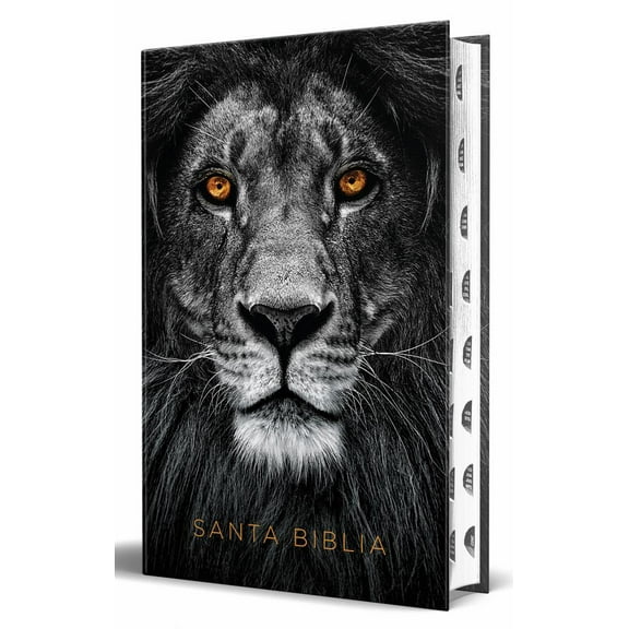 Biblia RVR 1960 Letra Grande Tamao Manual, Tapa Dura len de Juda con ndice / Spanish Bible RVR 1960 Handy Size Large Print Hardcover Lion of Judah with In (Hardcover)