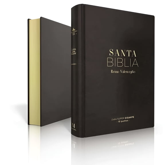 Biblia RVR 1960 Letra Sper Gigante Smil Piel Negro