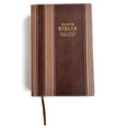 thumbnail image 1 of Biblia RVR 2020 Letra Grande Marrón Tiras Símil Piel, 1 of 1