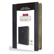 Biblia Reina Valera Letra S per Gigante, S mil Piel Negro / Spanish Bible Reina Valera Super Giant Print, Black Leathers, Paperback