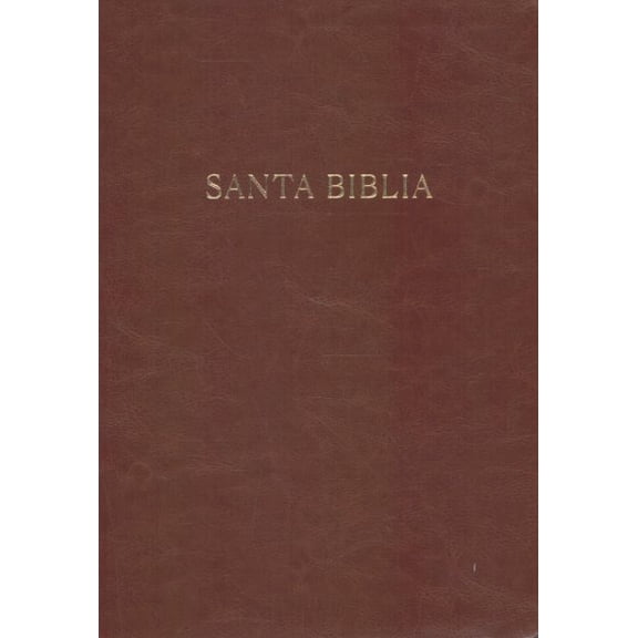 RVR 1960 Reina Valera Revisada Super Giant Print Bible Brown Leathersoft