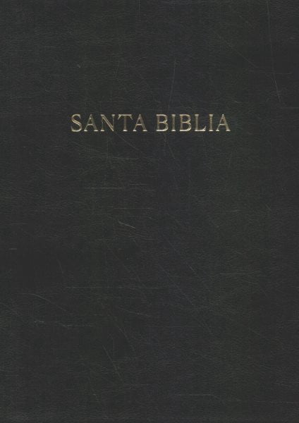 Biblia Reina Valera Revisada 1960 Super Giant Print, Black Leathersoft Spanish Bible (Paperback)