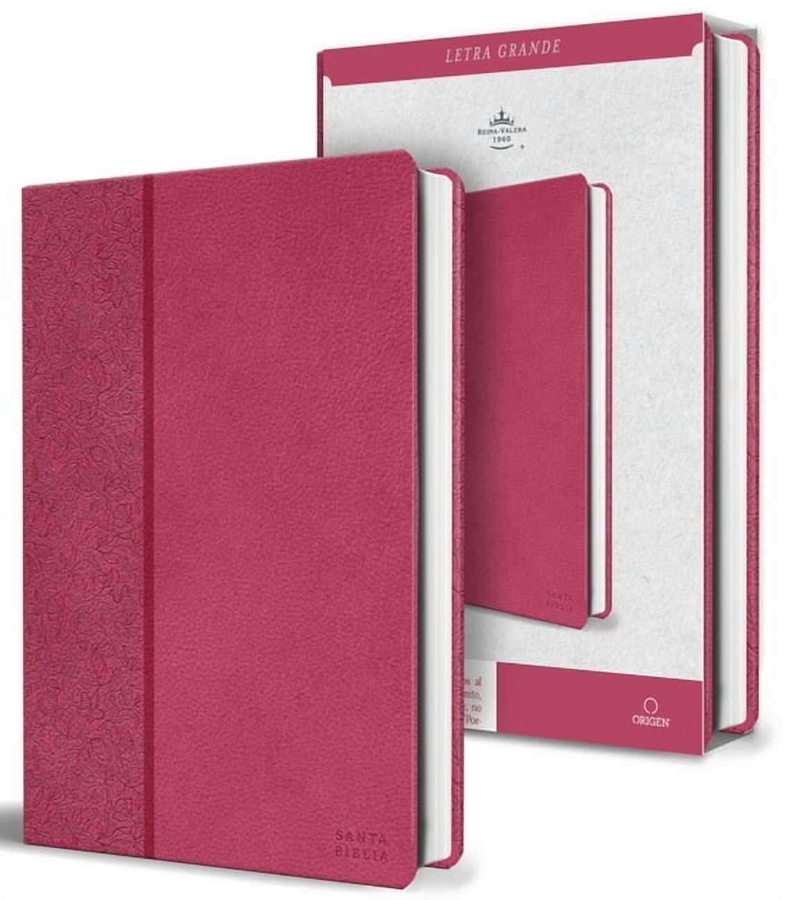 Biblia Rvr 1960 Letra Grande Tamaño Manual, Sã-Mil Piel Rosada, Ediciã3n Econã3mica / Spanish Bible Rvr 1960 Handy Size , (Paperback)