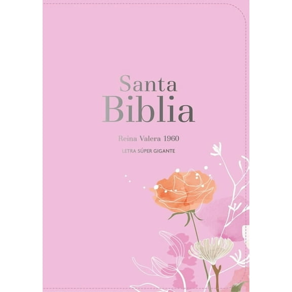Biblia Rvr 1960 Letra Sper Gigante Smil Piel Rosa (Bible Rvr 1960 Super Giant Print Leatherlike Pink (Spanish Edition), (Hardcover)