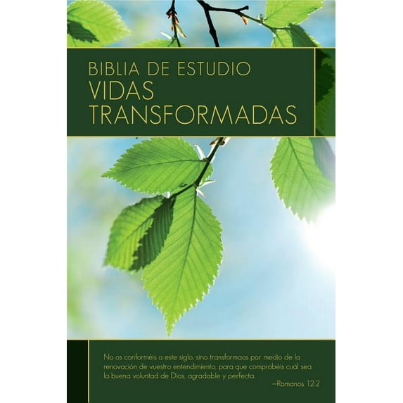 Biblia de Estudio: Vidas Transformadas (Hardcover)
