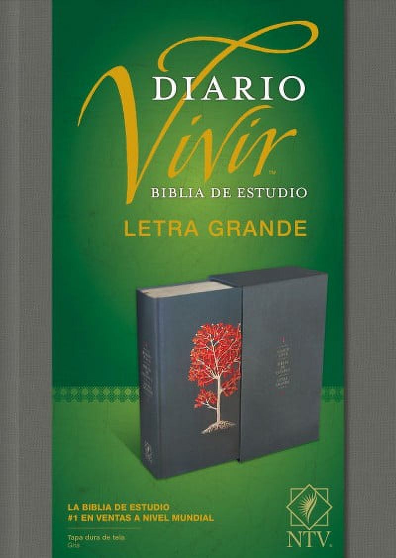 Biblia de Estudio del Diario Vivir Ntv, Letra Grande (Hardcover)(Large Print)